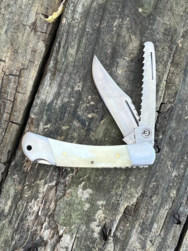 Ivory Handle 2 Blade Pocket Knife